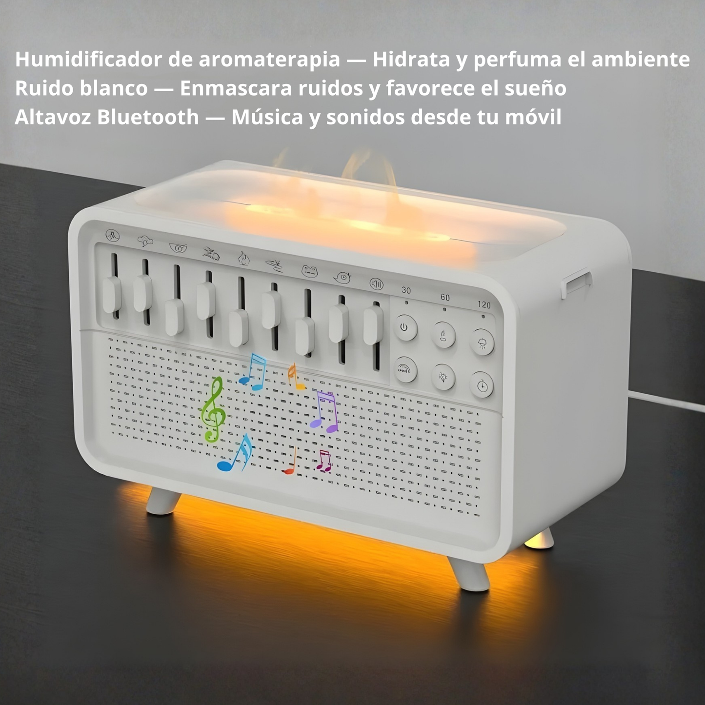 Humidificador de ruido blanco
